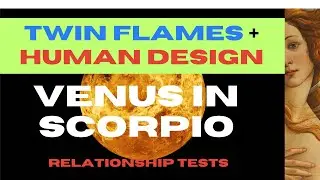 Twin Flames + Human Design - Venus in Scorpio Cycle