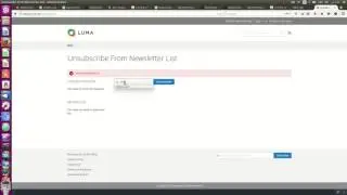 Magento 2 Newsletter Unsubscribe Form Extension