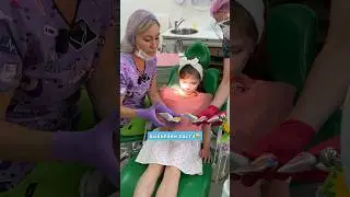 ВЫБИРАЕМ ВКУС ПАСТЫ НА ПРИЕМЕ У ДЕТСКОГО СТОМАТОЛОГА 🦷 #shorts