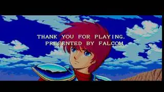 Ys 3 Wanderers from Ys Ending,  running in Dosbox-X