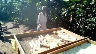 Wodulo Martin With His Father Mzee Francis Wangolo at Ancestral Home