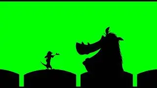 Timon And Pumbaa Interrupt 1 Green Screen (1.85_1 Theatrical Widescreen)