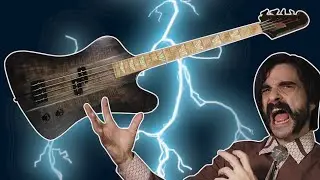 Fabrication d'une guitare basse inspiration Gibson Thunderbird et Fender Precision