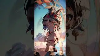 #shorts  💥 💯🤩 Tribal Art: Estilo de ilustración digital💥 💯🤩 #hamhams #anime #vtuber #ilustration