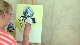 Картина Ирис маслом. Вилисова Ольга.