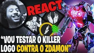 Usei o NOVO COMBO de VELOCIDADE Contra um STREAMER - REACT (Dead by Daylight)