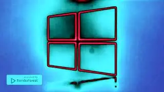 Windows 10 Neon Boot Logo Animation in Flanged Pulse Effect 3.0