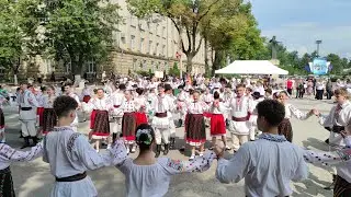 Хора у примэрии Бельц
