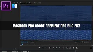 Баг превью на MacBook Pro 2020 в  Adobe Premiere Pro. FIX. How to fix Premiere Pro Preview NOISE Bug