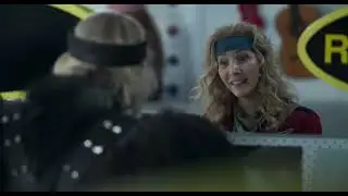 Lisa Kudrow & Rune Temte, scene from TIME BANDITS (2024)