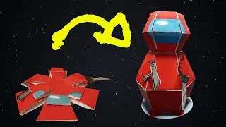 I made among us pop up toy