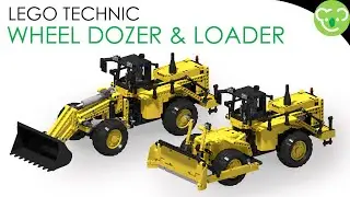 Common base Wheel dozer and Wheel loader - LEGO Technic MOC