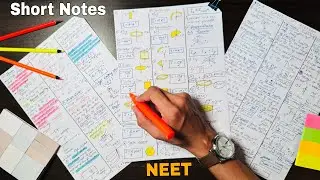 How to make Short Notes 📝  for NEET  2025 & 2026