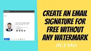 How to create an email signature for free