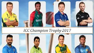 ICC Champion Trophy England 2017 | Champion Trophy 2017 Schedule | ICC Champion Trophy 2017 Teams