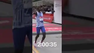 Kelvin Kiptum is out of this planet 😳 