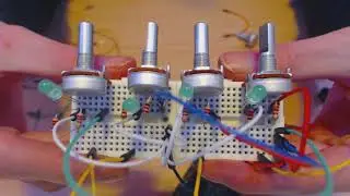 Arduino - Uno - 4 Step sequencer - Part 1: Hardware (realtime build)