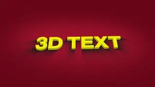 3D Text Animation