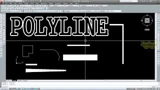 [Tutorial AutoCAD] cara penggunaan Polyline drawing tool - BAHASA INDONESIA
