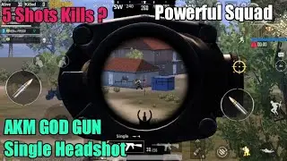 Amazing Akm Single headShot  Pro Lobby Powerful Squad || Technical Vegas ||