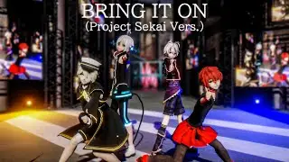 OLIVER, FUKASE, v flower, Piko | 劣等上等 / BRING IT ON (Giga-P) | MMD+VOCALOID5 Cover