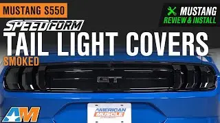 2018-2020 Mustang SpeedForm Tail Light Covers; Smoked Review & Install