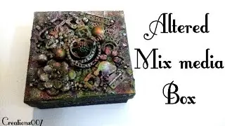 Mix Media altered Box tutorial With finnabair waxs