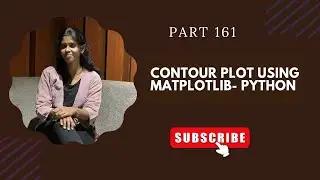 📌 Part 161: Contour Plot using Matplotlib in Python