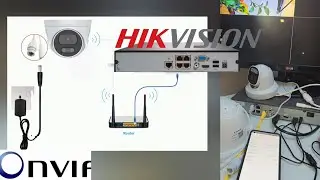 How to connect Wireless IP camera to The NVR ONVIF IPC to Hikvision NVR? 