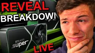 Nvidia and AMD at CES 2024 Reaction and Breakdown LIVE! | (RTX 40-Series Super, RX 7600 XT?)
