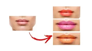 How to Change Realistic Lipstick in Photoshop