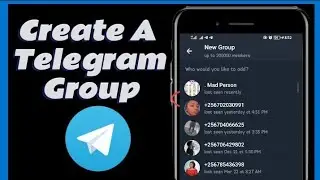 How To Create A Telegram Group