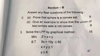 Mathematics Honours Semester 5 paper (Dse 1) 2020-2023 bbmku university