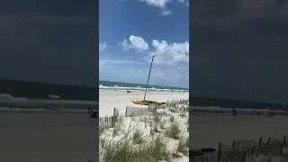 Windy and rough waves in Myrtle Beach.