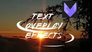 TEXT OVERLAY EFFECT IN VIVACUT PRO #editing