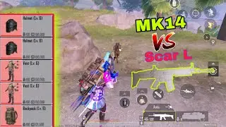 I Used Scar L Better Then MK14 🔥 Pubg Mobile Metro Royale Gameplay