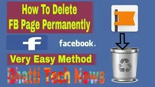 How To Delete | Facebook Page Permanently | Very Easy Method