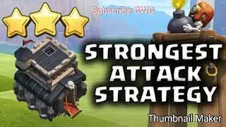 Best th9 war attack strategy (Witch slap)  || clash of clans