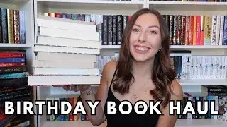 BOOKS I RECEIVED FOR MY BIRTHDAY // Birthday Book Haul🥳🎈