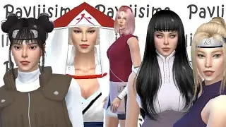 Куноичи Наруто в СИМС 4