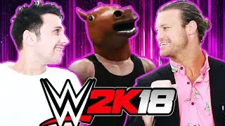 WWE 2K18 WITH DOLPH ZIGGLER reacting to your created wrestlers!