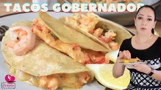Tacos GOBERNADOR | Mexican SHRIMP Tacos 🍤