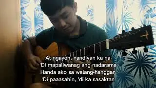 Ikaw At Ako | Fingerstyle Guitar Lyric Video (Moira/Jason)
