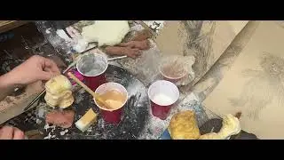 Painting and Patching Puppets
