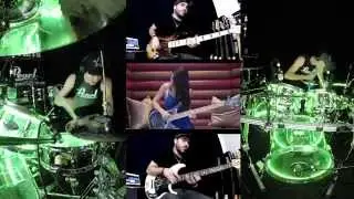David Guetta - Dangerous - Drum Cover (Drum View) (Bass Cover Ft. Anna Sentina & Miki Santamaria)