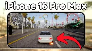 iPhone 16 Pro Max Gaming Test Ultra Graphics - CarX Street