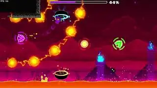 Geometry dash - Dash | All coins 100% How to get coins in level Dash.