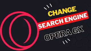 How to change search engine used in the address bar in Opera GX