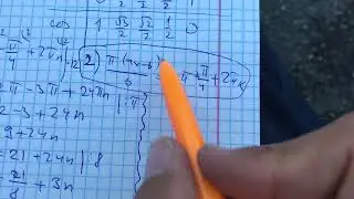 Уравнение с тригонометрией часть 2