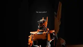 Новый перс похожий на чапи) #9d #animation #blender #chappie #блендер blender